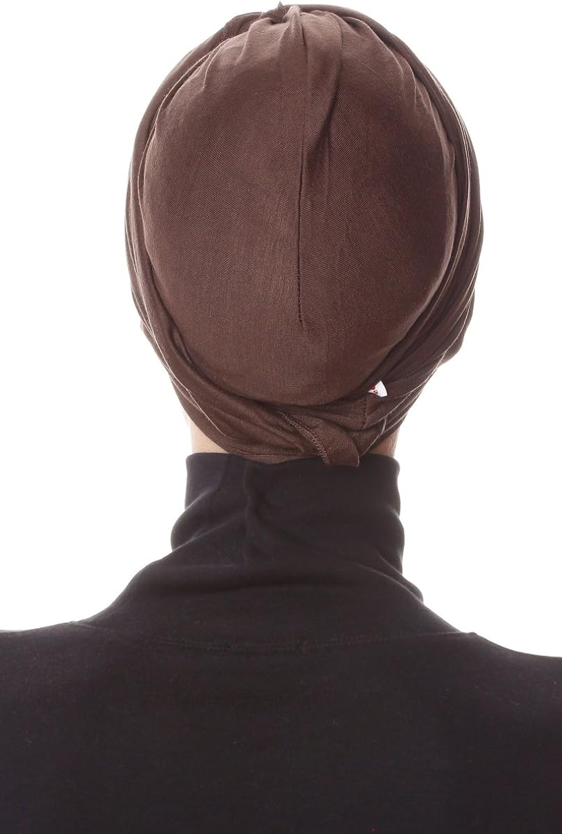Ecardin Viscose turban. - brown