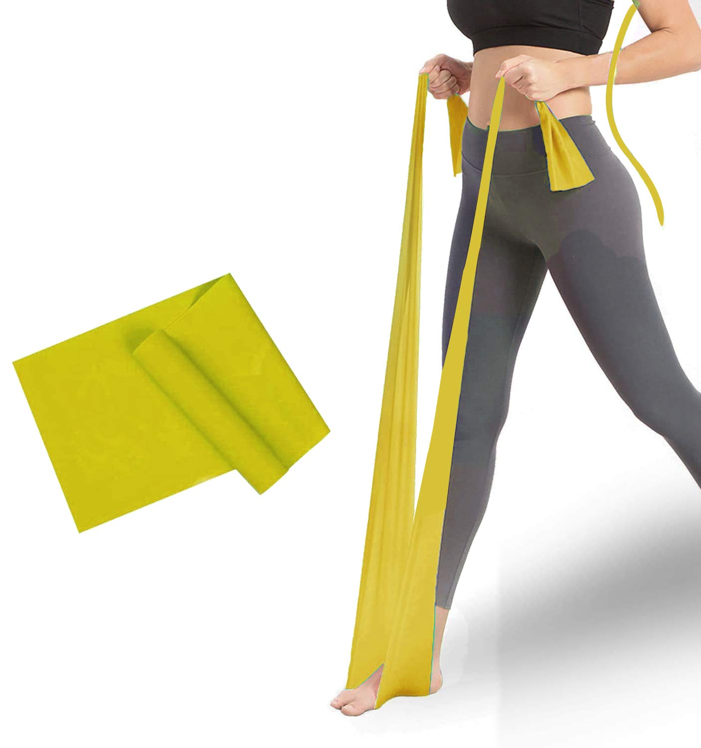 FirstFitResistance Loop Bands | Elastic Exercise Band Set | Best Resistant Workout Loops for Booty, Glute, Leg & Thigh Exercising
