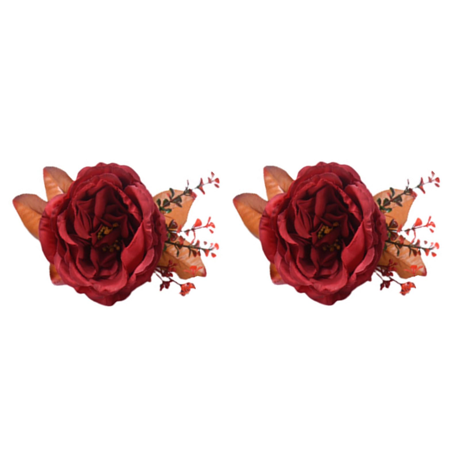 Window Flower Curtain Tieback Clip-on Rose Flower Tie Holder Decoration Rose Curtain Tiebacks