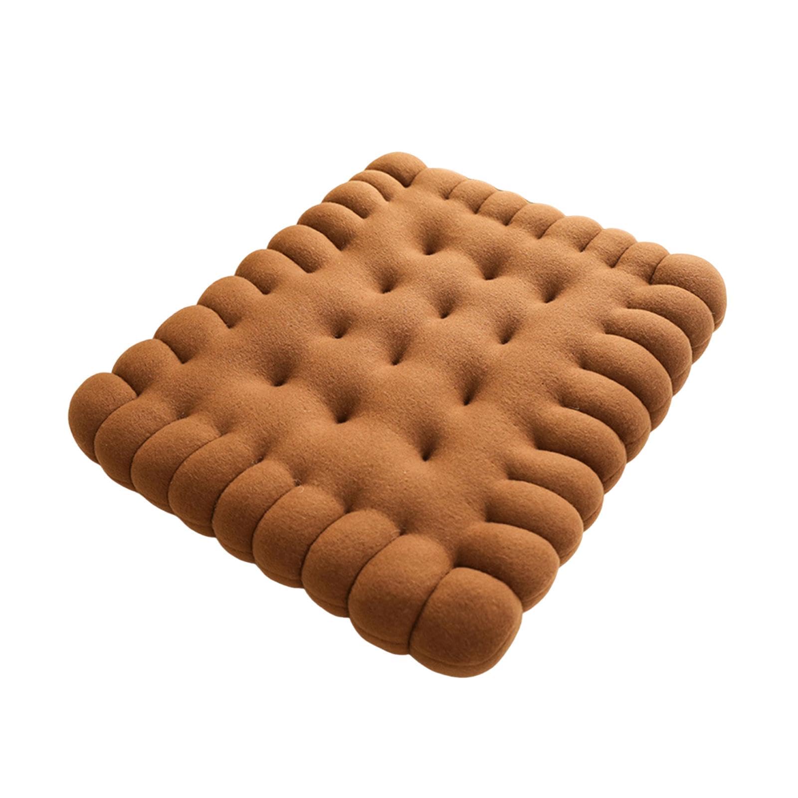 bnf® Biscuit Shape Cushion Decorative Soft Floor Cushion for Gift Living Room Bar Square Dark Brown | Yard, Garden & Outdoor Living | Patio & Garden Furniture | Cushions & Pads-image-44