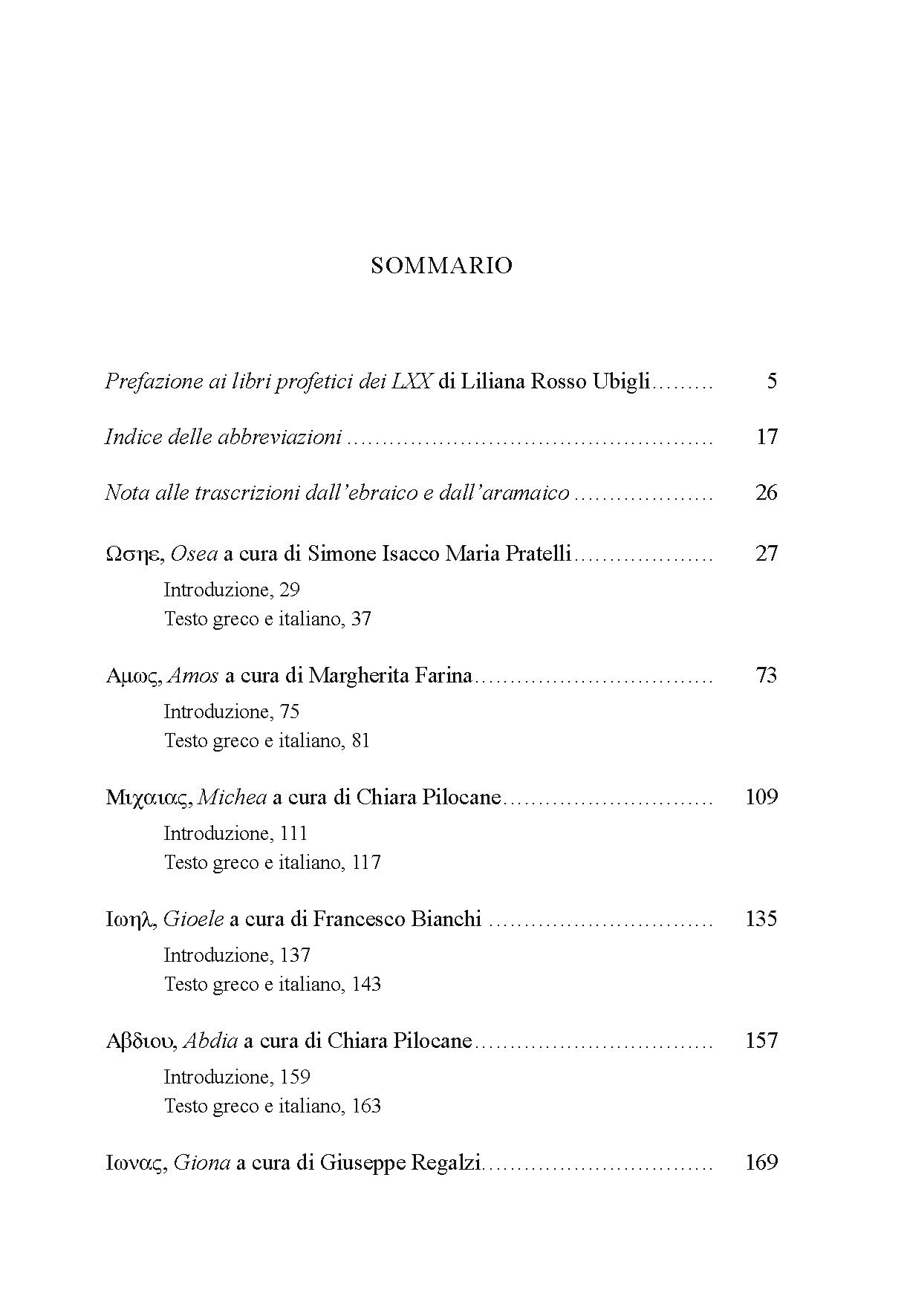 La Bibbia dei Settanta. Profeti (Vol. 4)