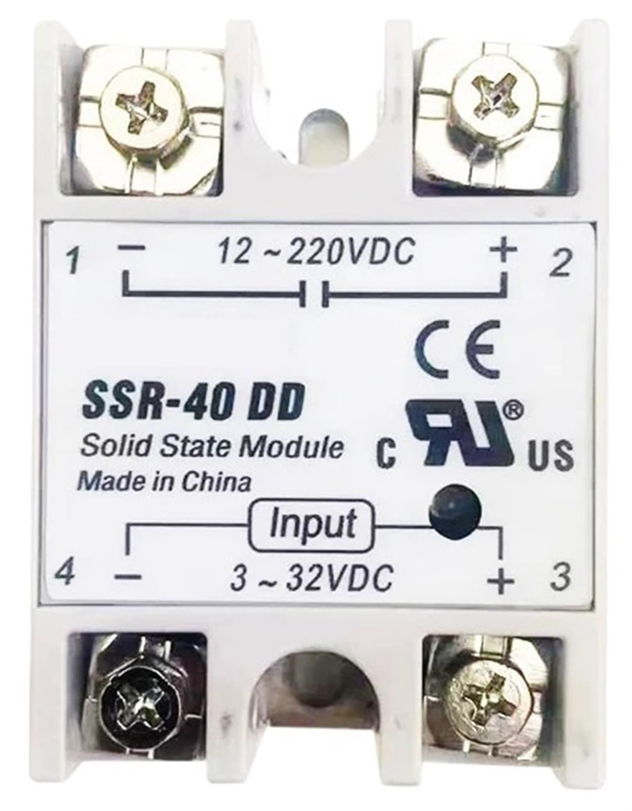 Relais Statique SSR-25DD 25A idéal pour la régulation de chauffage de serre connectée