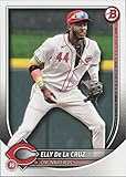 2025 BOWMAN #44 ELLY DE LA CRUZ CINCINNATI REDS BASEBALL OFFICIAL TRADING CARD OF MLB