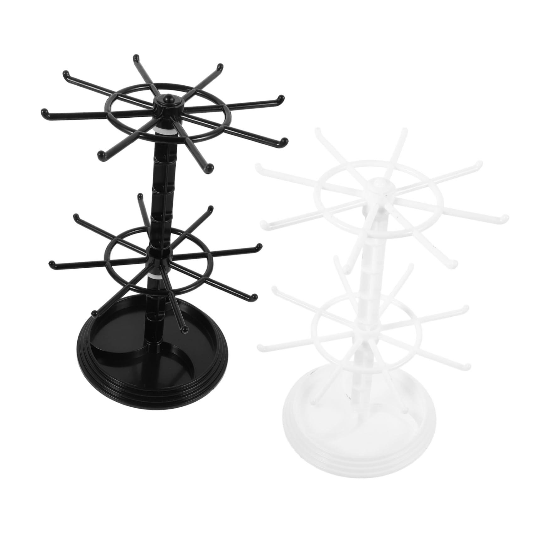 Présentoir de collier Healeved en plastique pour vente et rangement | Lot de 6