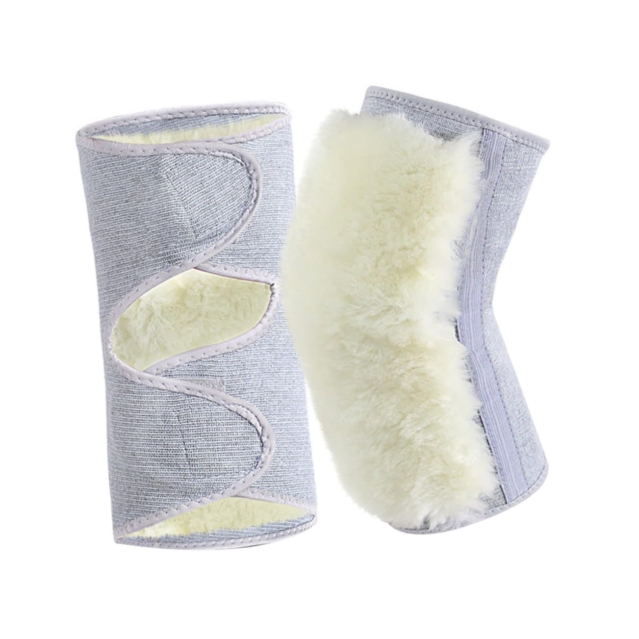 BEBEMOKO Cashmere Knee Pads Winter Thicken Knee Brace Small Light Comfortable for Sports Protection