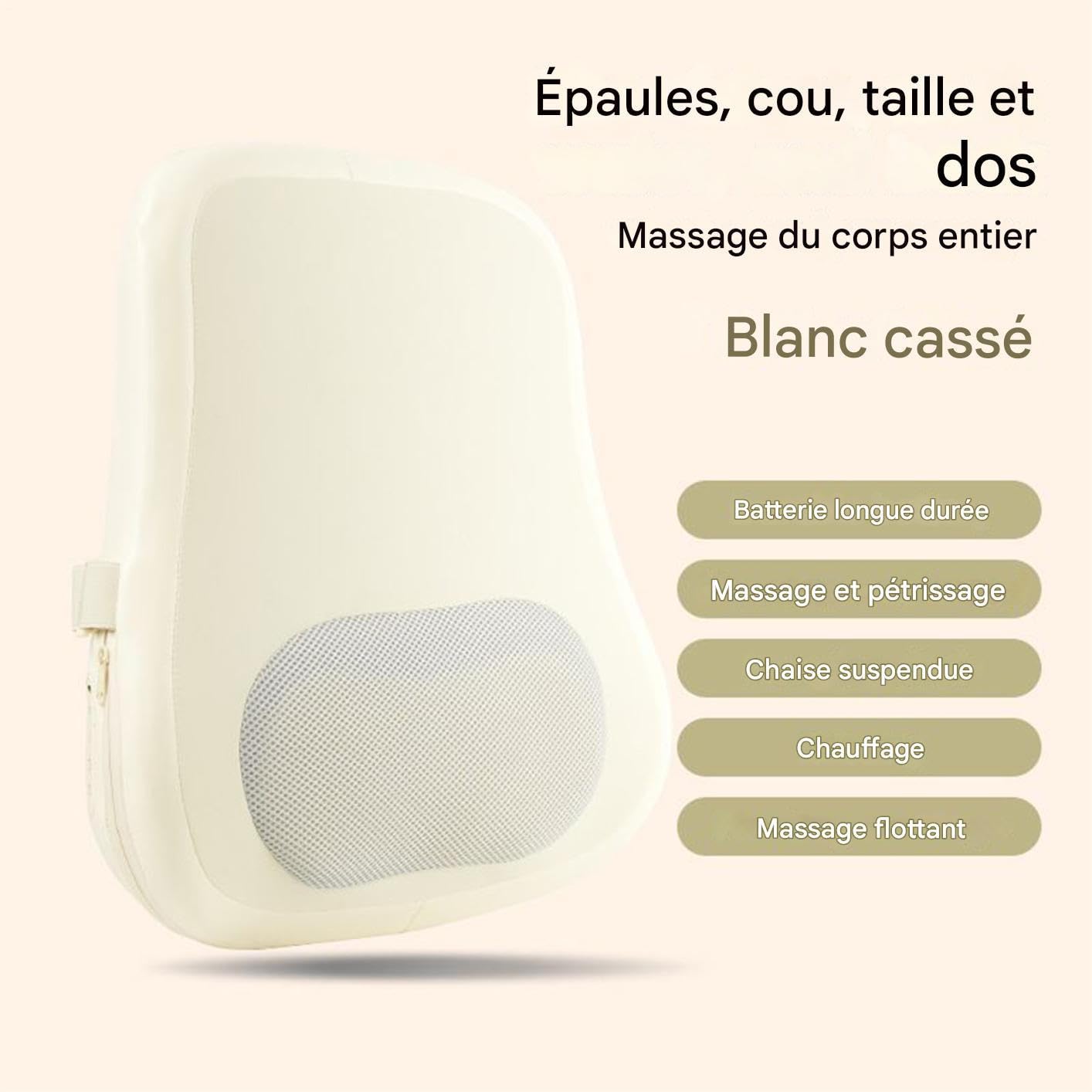 Masajeador Dorsal con Calefacción - Masajeador Cervical Térmico