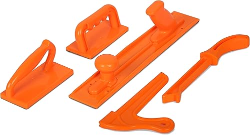 WEN Bloque de empuje y empuje conjunto de seguridad para carpintería, 5 piezas (WA0001)