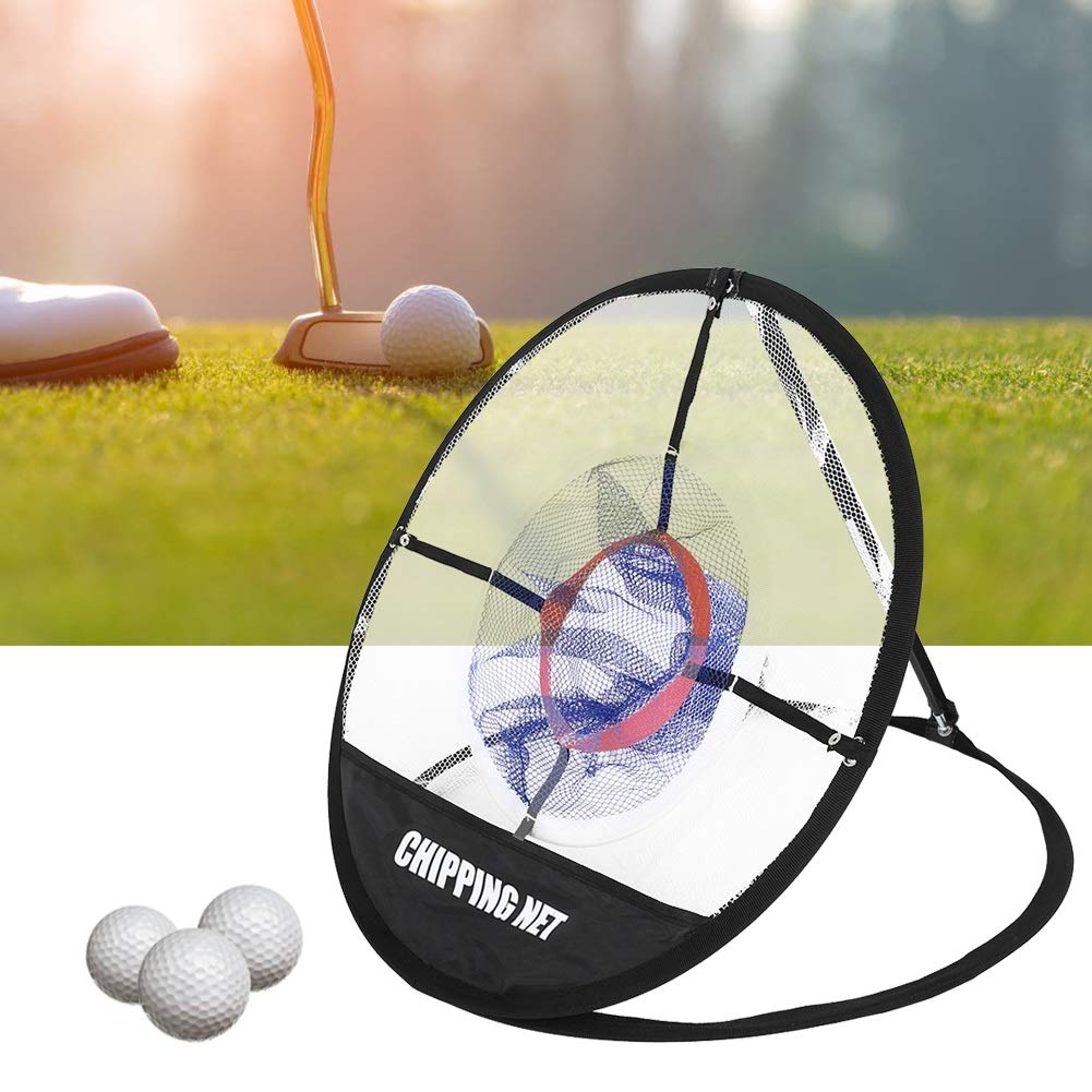 MAGT Red de Entrenamiento de Golf Portátil - Juego de Práctica de Astillado Ligero y Compacto Pop-Up para Interior