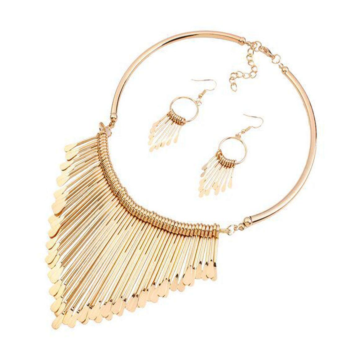 Yellow Chimes Acrylic Gold Jewel Necklace Set for Women and Girls (B07HMTL1PR) Amazon Price History, Amazon Price Tracker