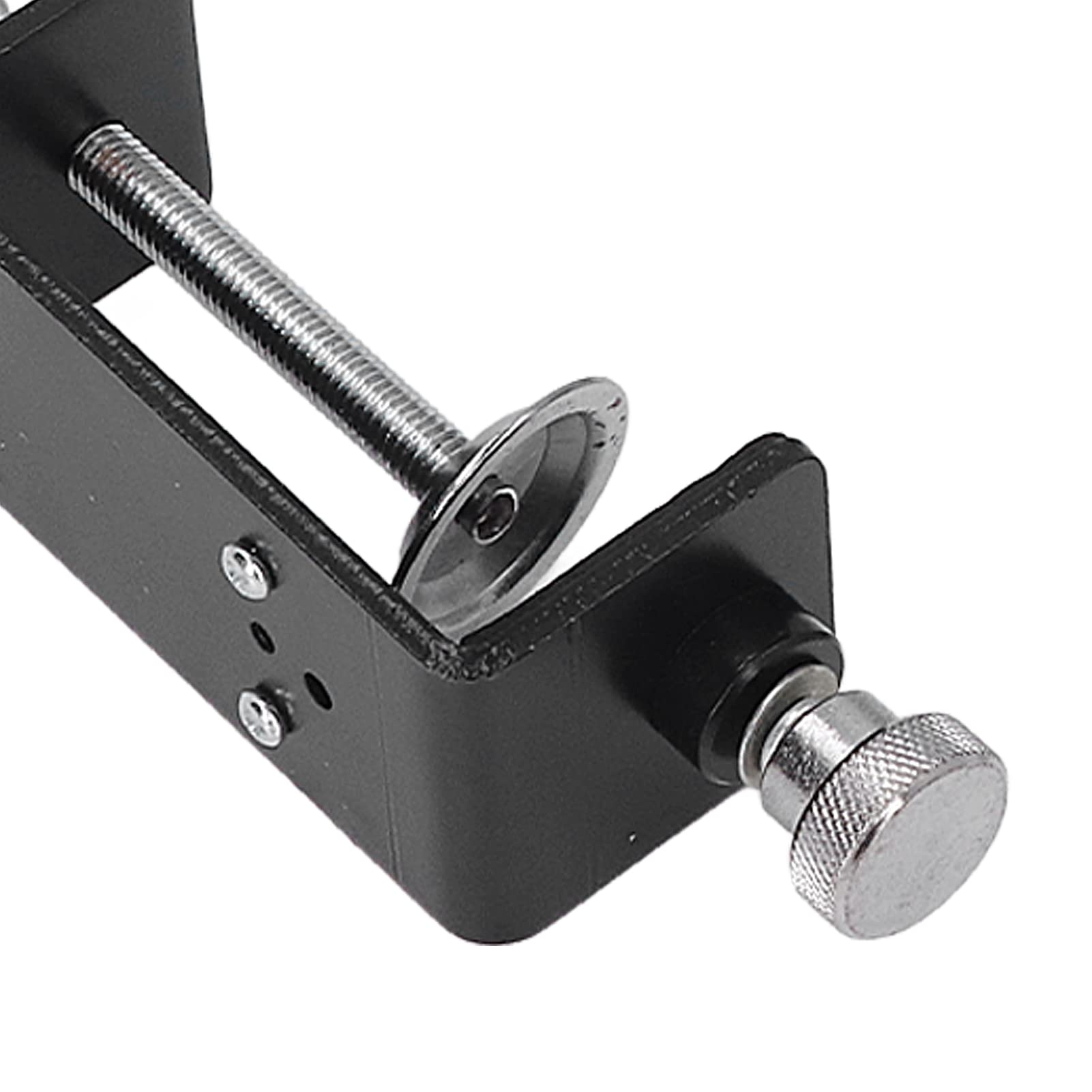 Airbrush Holder Station Universal Durable Stainless Steel Glass Rotating Clamp On Stand for Artists, Crafters, Painters, Hobbyists