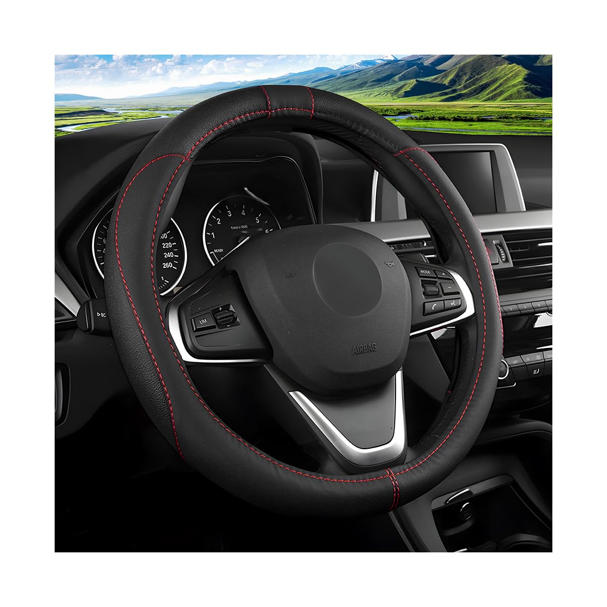 Coprivolante In Similpelle Nero - Antiscivolo E Massaggiante - Foto 14