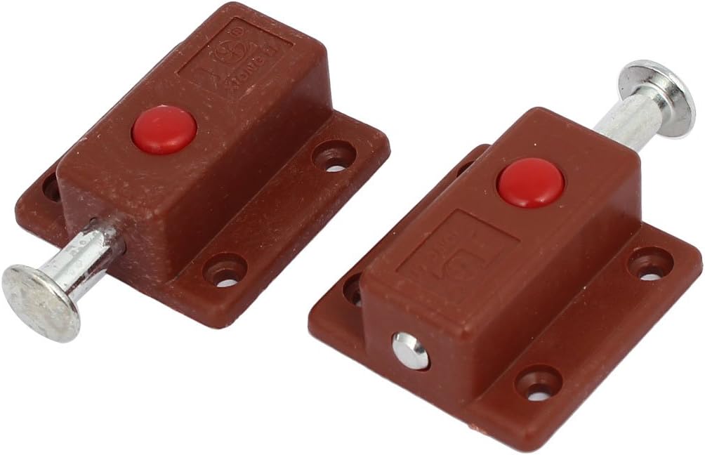 Sourcingmap Furniture Door Spring Loaded Press Button Latches Bolt Lock 20pcs - Image 5