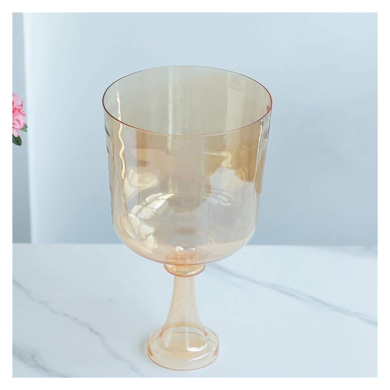 Cuenco de sonido de cuarzo, Juego de cuencos tibetanos de cristal de 6 a 7,5 pulgadas con estuche de mazo for yoga y sonido(7 inch B3 Note)