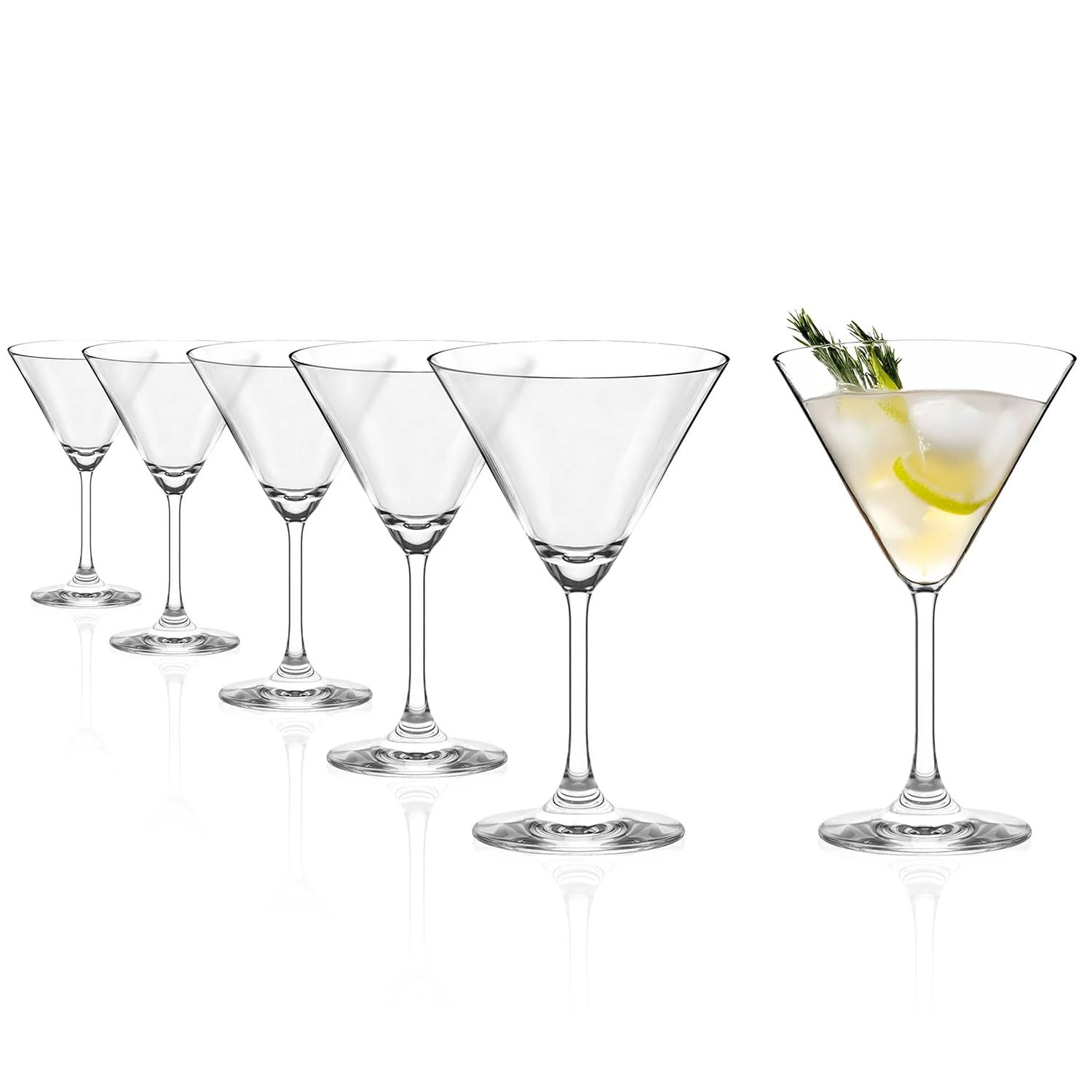 Stölzle Lausitz Cocktailschalen Professional 250 ml / 6er Set Martini Gläser/Aperitifgläser/Cosmopolitan Gläser spülmaschinenfest und stoßfest