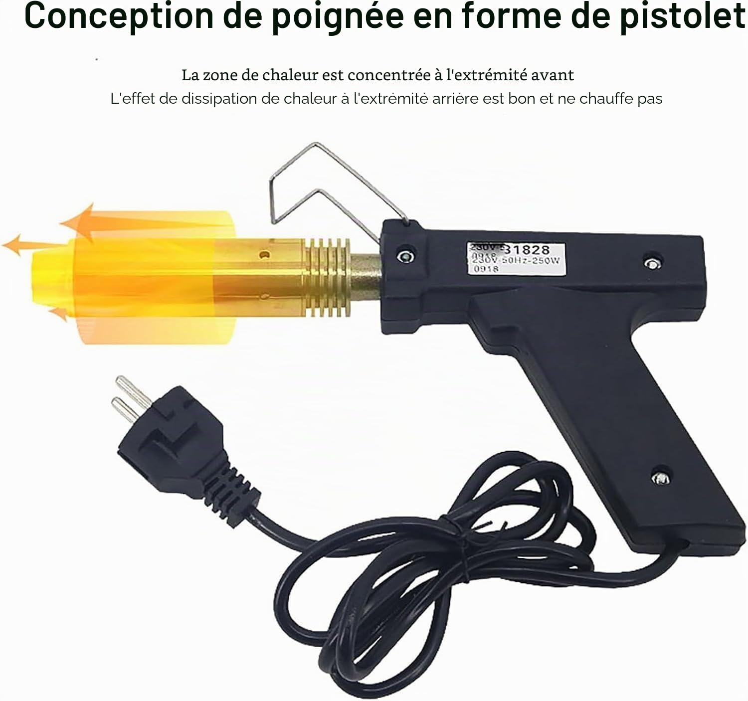 Écorneur électrique pour bétail - Appareil de suppression de corne sans sang pour veaux et moutons
