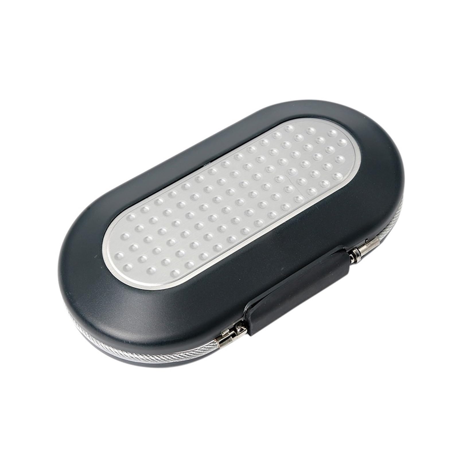 Cassetta di sicurezza, Cassetta di sicurezza, mini cassaforte portatile con combinazione, password blocco, gioielli, contanti, carte, telefono, piccole scatole stoccaggio cavo metallico fisso