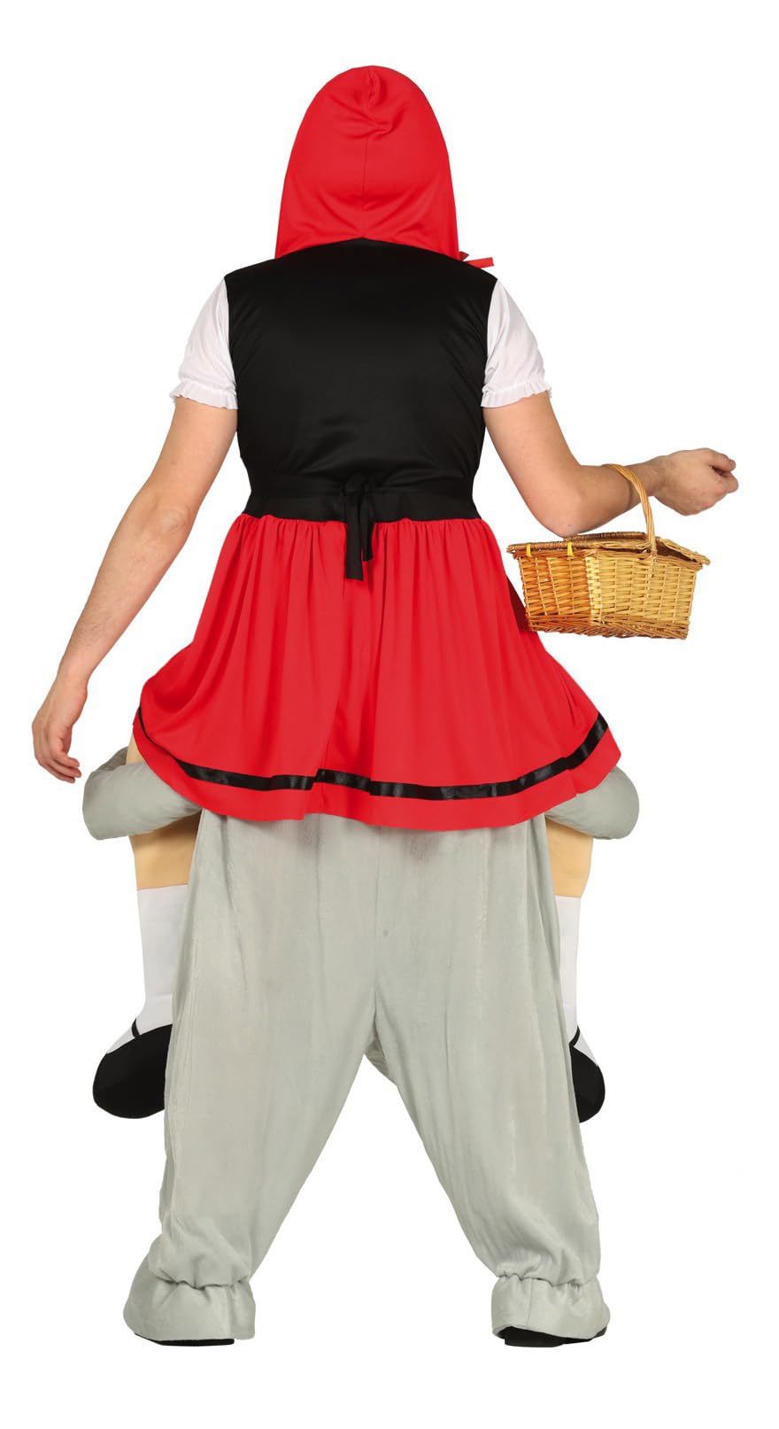 Costume da Cappuccetto a Cavallo di Lupo per Adulto L