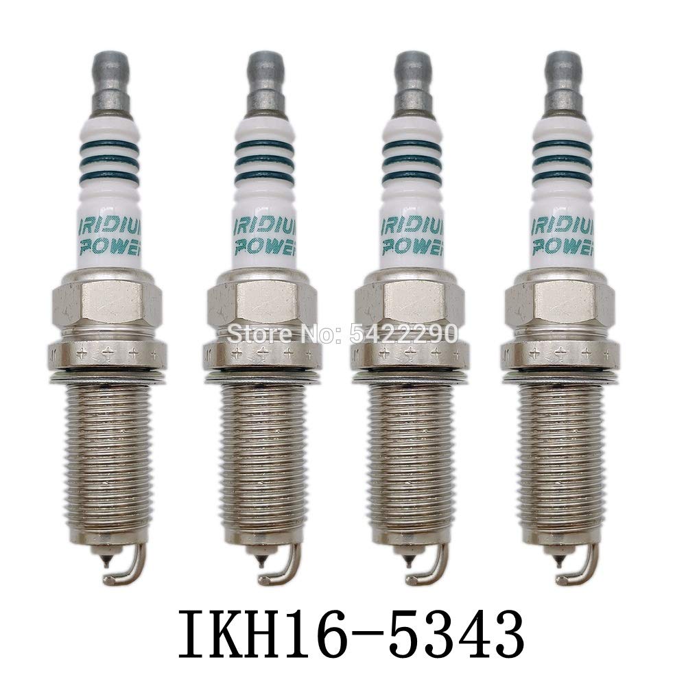 4 bujías de iridio IK20-5304 IK16-5303 IKH16-5343 IKH20-5344 IXUH22-5353 Compatibles con Mercedes-Benz BMW Toyota Bujías de Encendido de Repuesto
