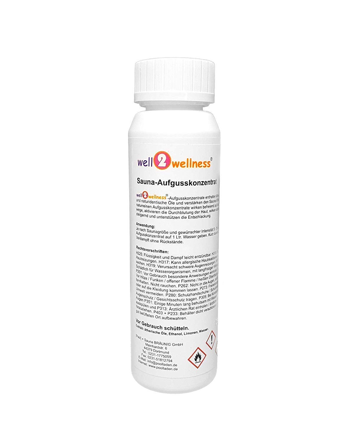Well2wellness® Humidificación para Sauna ' Exclusiv Set' Mit 6 X 125ML Botellas