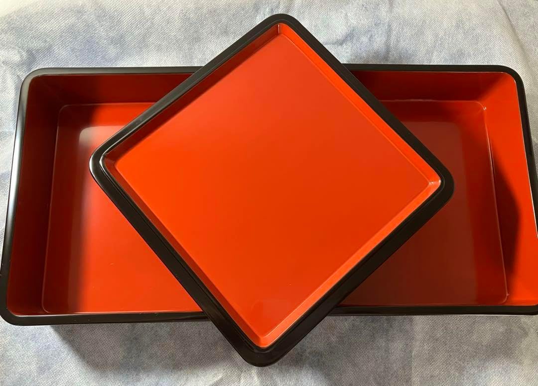 二段重　輪島塗りお重　嘉美漆器店　オーダー　新品未使用品 二段重 輪島塗りお重 嘉美漆器店 オーダー 品