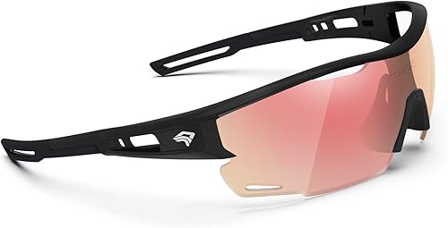 TOREGE Lentes de sol polarizados deportivos para hombres y mujeres, lentes de ciclismo, correr, pesca, barco, senderismo, playa, TR66 TOREGE Lentes de sol polarizados deportivos para hombres y mujeres, lentes de ciclismo, correr, pesca, barco, senderismo, playa, TR66