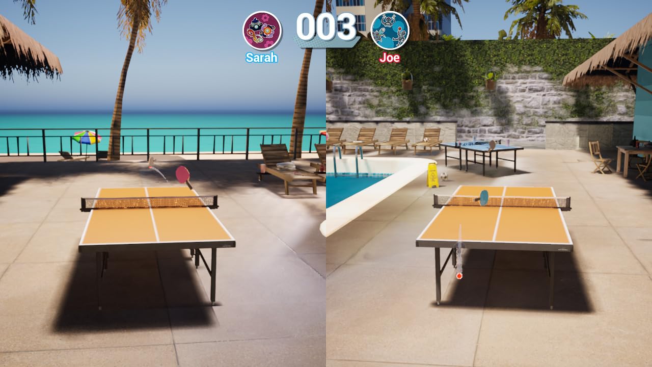 Tip-Top Table Tennis ! Ping-Pong Kit pour Nintendo Switch - Code de Téléchargement de Jeu inclus. Ne contient pas de cartouche de jeu !