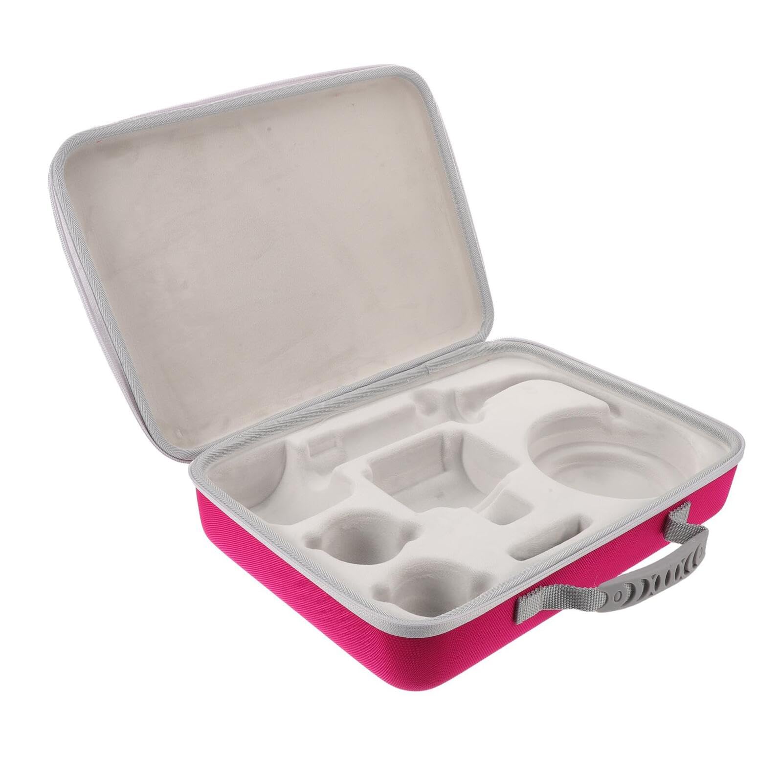 Beaupretty Bolsa de Transporte para Secador de Pelo Hd16 Color Rosa Fucsia, Estuche Portátil con Compartimentos Internos y Protección Eva para Viaje y Almacenamiento Seguro