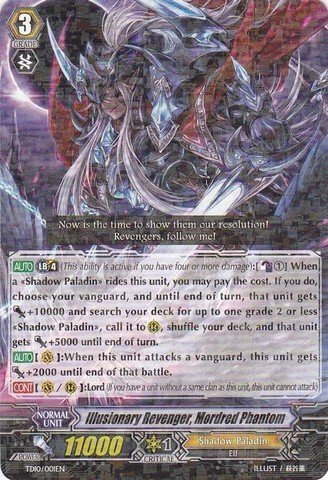 Cardfight!! Vanguard TCG - Illusionary Revenger, Mordred Phantom (TD10/001EN) - Trial Deck 10: Purgatory Revenger