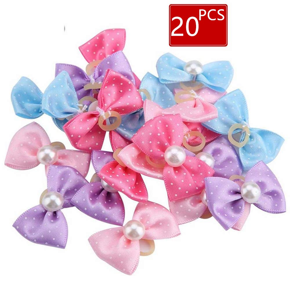 10 fiocchi per capelli per cani di piccola taglia, con elastici in gomma, graziosi fermagli per capelli, coroncina con fiore, forcina per capelli 10 fiocchi per capelli per cani di piccola taglia, con elastici in gomma, graziosi fermagli per capelli, coroncina con fiore, forcina per capelli