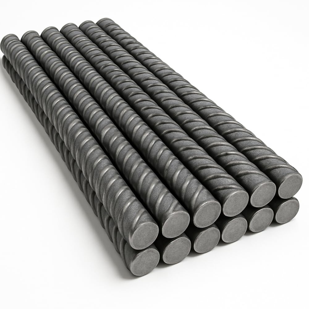 FORTUNATO Tondino Ferro Zigrinato 1,2 m Ø 8 mm Barra Armatura Cemento 20 szt.