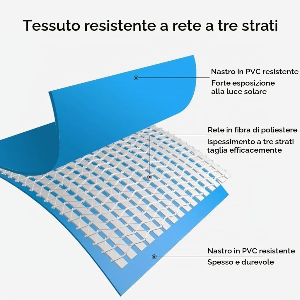 Piscine Con Telaio Piscina Rettangolare In Metallo 120/150/180 Cm Piscina Pieghevole Home Stand Frame for Cortile Interno Ed Esterno Facile Da Montare(180 * 140 * 60cm)