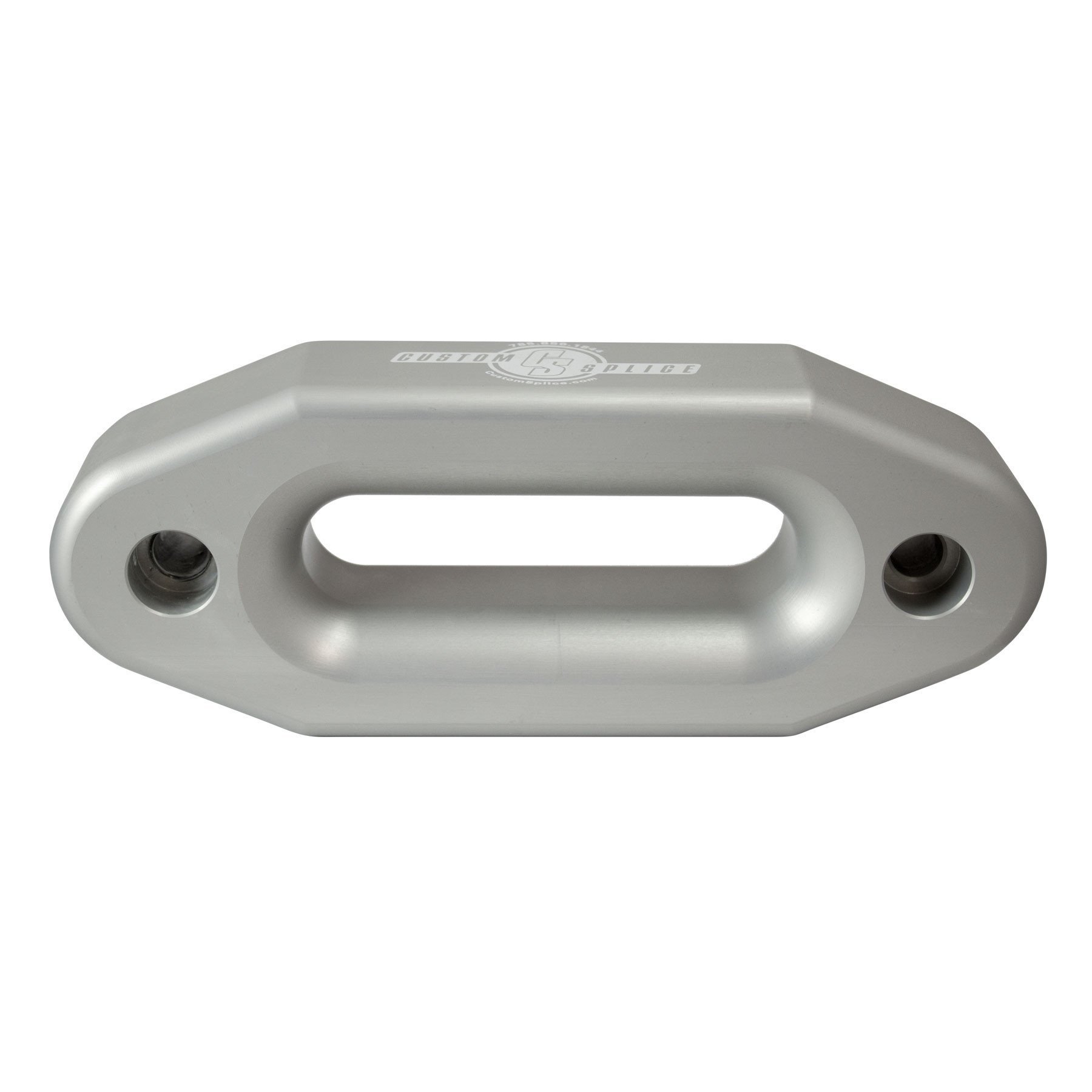 Custom Splice 6" Rock Crawler Double Thick Fairlead - Silver