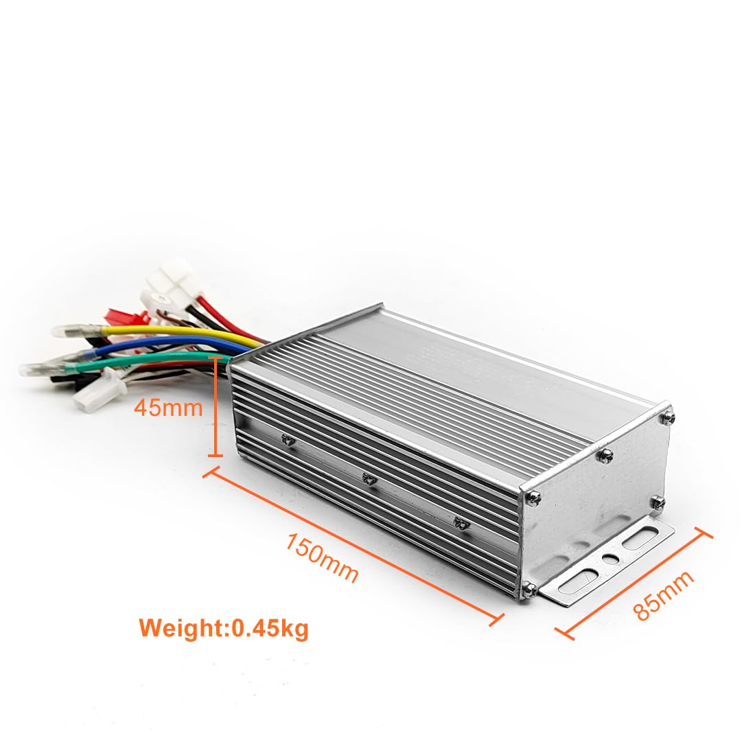 L-faster Contrôleur de moteur sans balais 24 V/36 V/48 V 500 W à onde carrée pour chariot de marche arrière électrique, scooter, vélo de croisière PAS