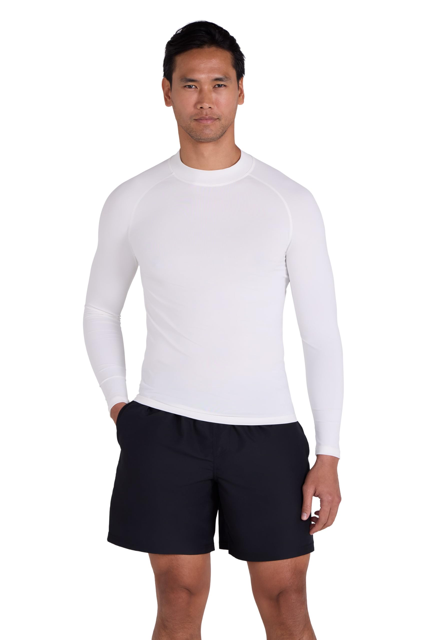 Mountain Warehouse Men's White Long Sleeve Upf 50+ Rash Vest 3XL
