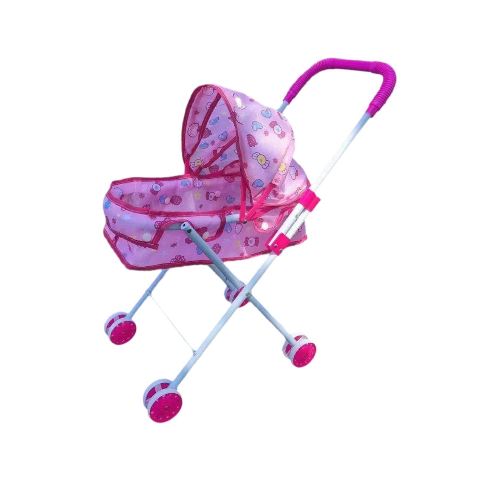 Mini passeggino giocattolo interattivo giocattoli di finzione passeggino di simulazione per giochi di ruolo attività di apprendimento giocattoli di