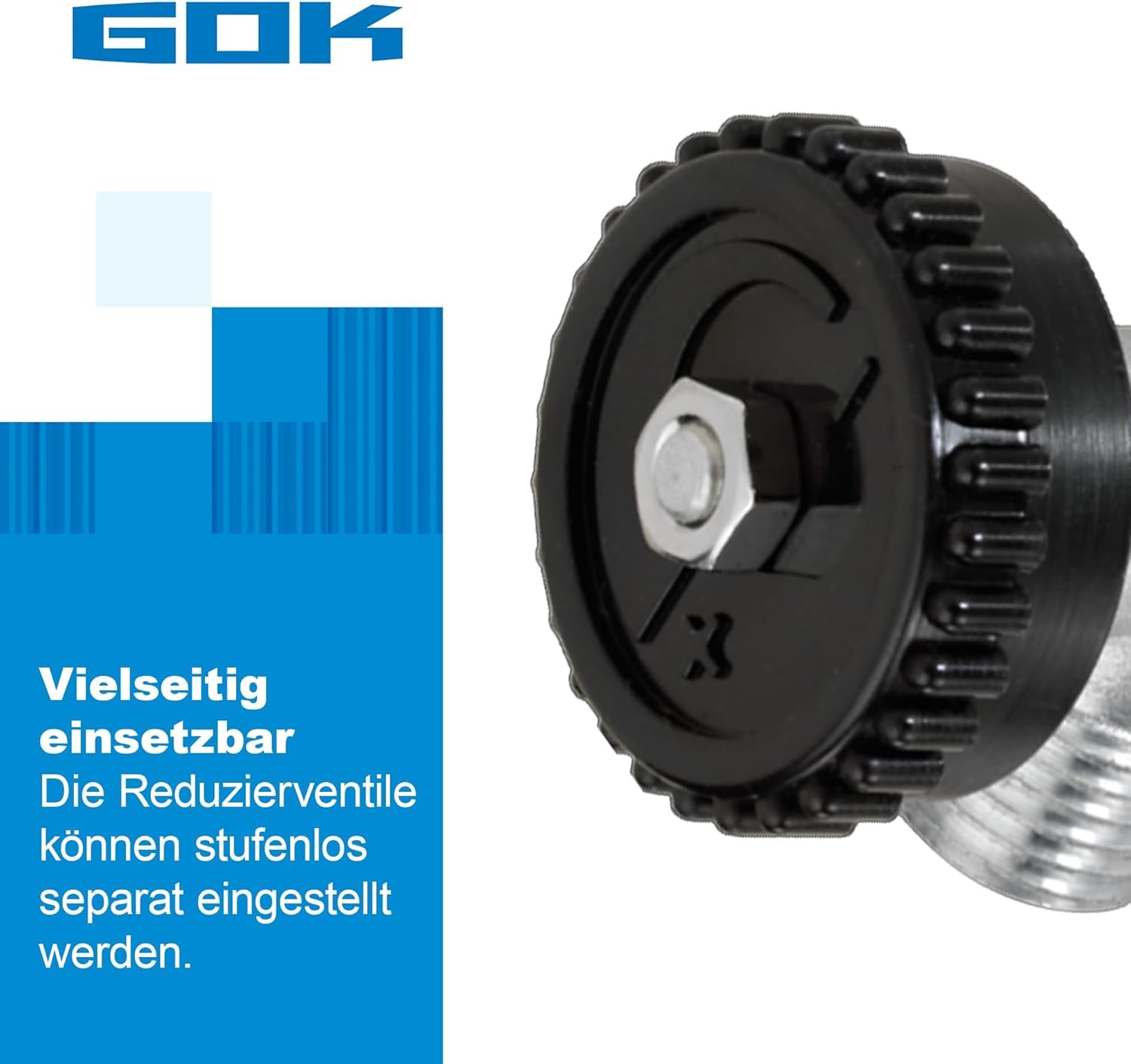 GOK Regulator gazu z 2 wyjściami