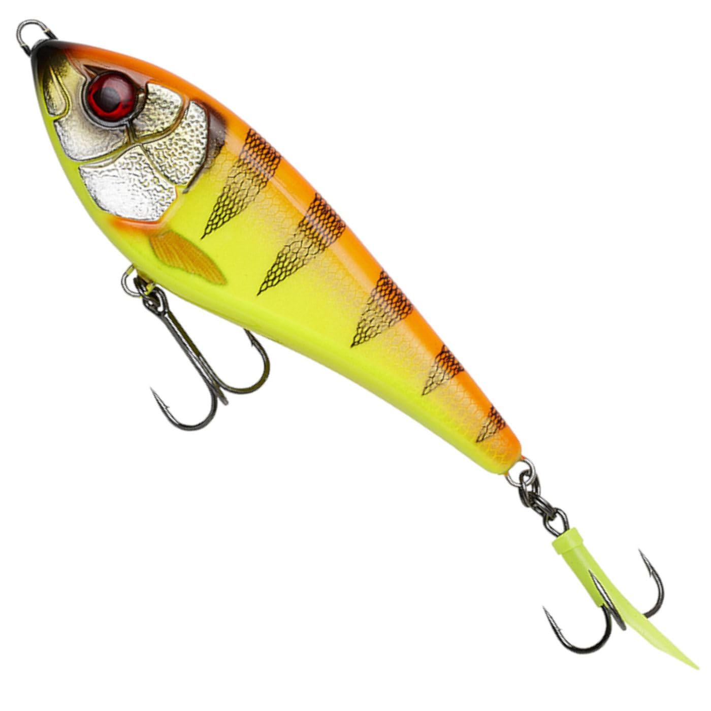 Savage Gear Deviator Swim – Jerkbait Colour: Golden Amb, Length/Weight/Swimming Behaviour: 14 cm/70 g/Slow Downhill