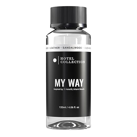 Hotel Collection - My Way Essential Oil Scent - Luxury Hotel Inspired Aromatherapy Scent Diffuser Oil - Lush Sandalwood, Warm Virginia Cedar, & Beautiful Iris - for Essential Oil Diffusers - 120mL