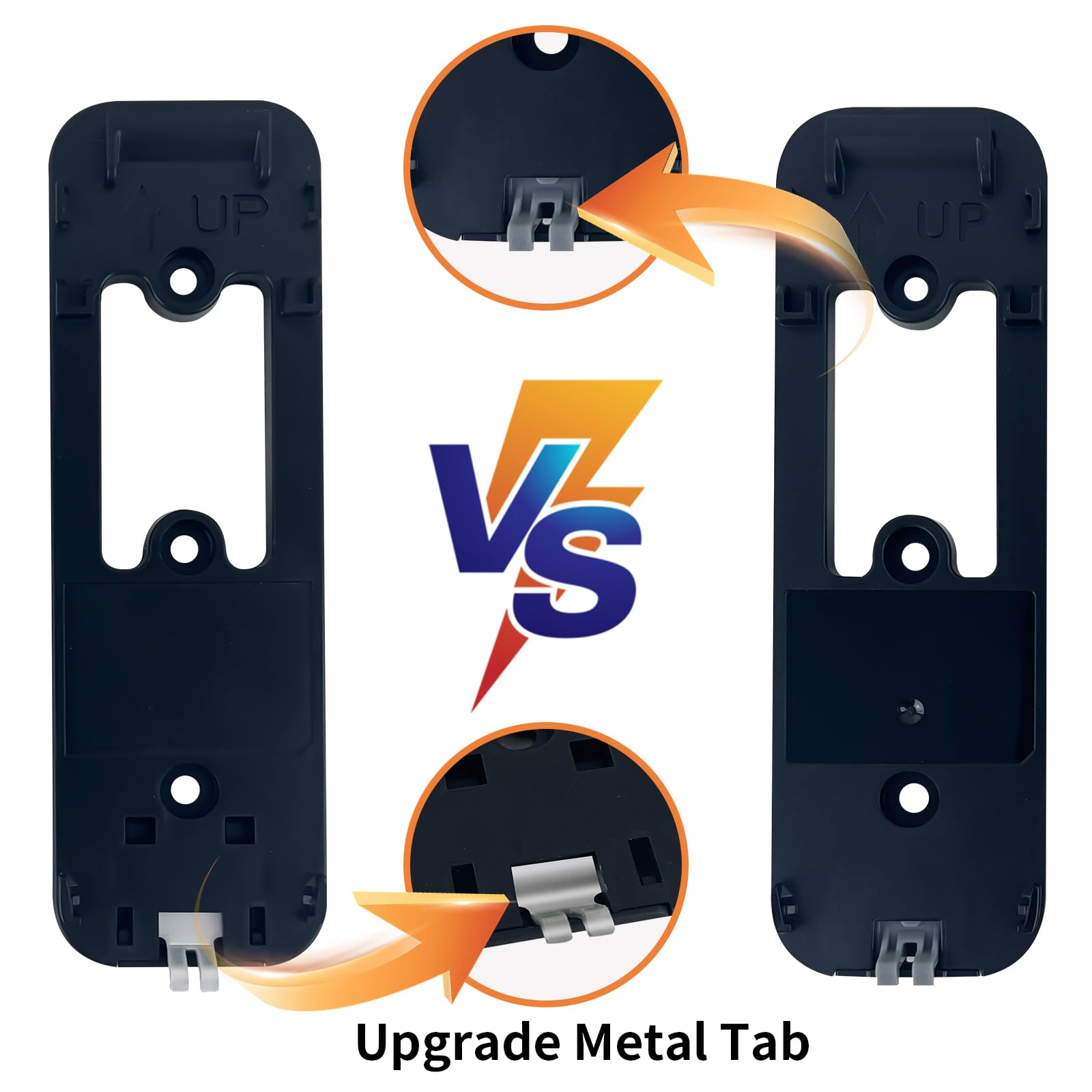 Blink Doorbell Back Plate with 3 Holes, Upgrade Blink Doorbell Backplate Replacement Blink Doorbell Mount - Image 3