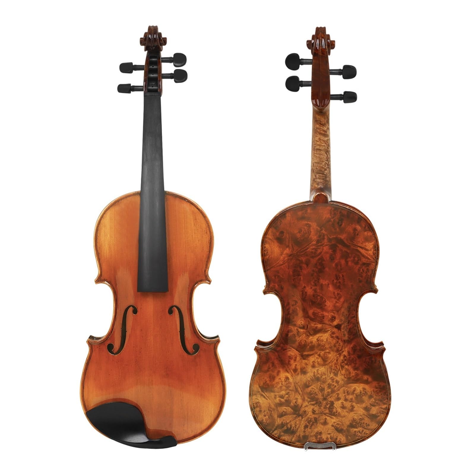 violín De Madera Violín De Arce Y Ébano Modelo 4/4 Hecho A Mano