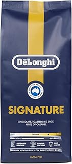 De'Longhi Signature Blend Coffee Beans 500g, Premium Wood-Fired Slow Roast Coffee Beans