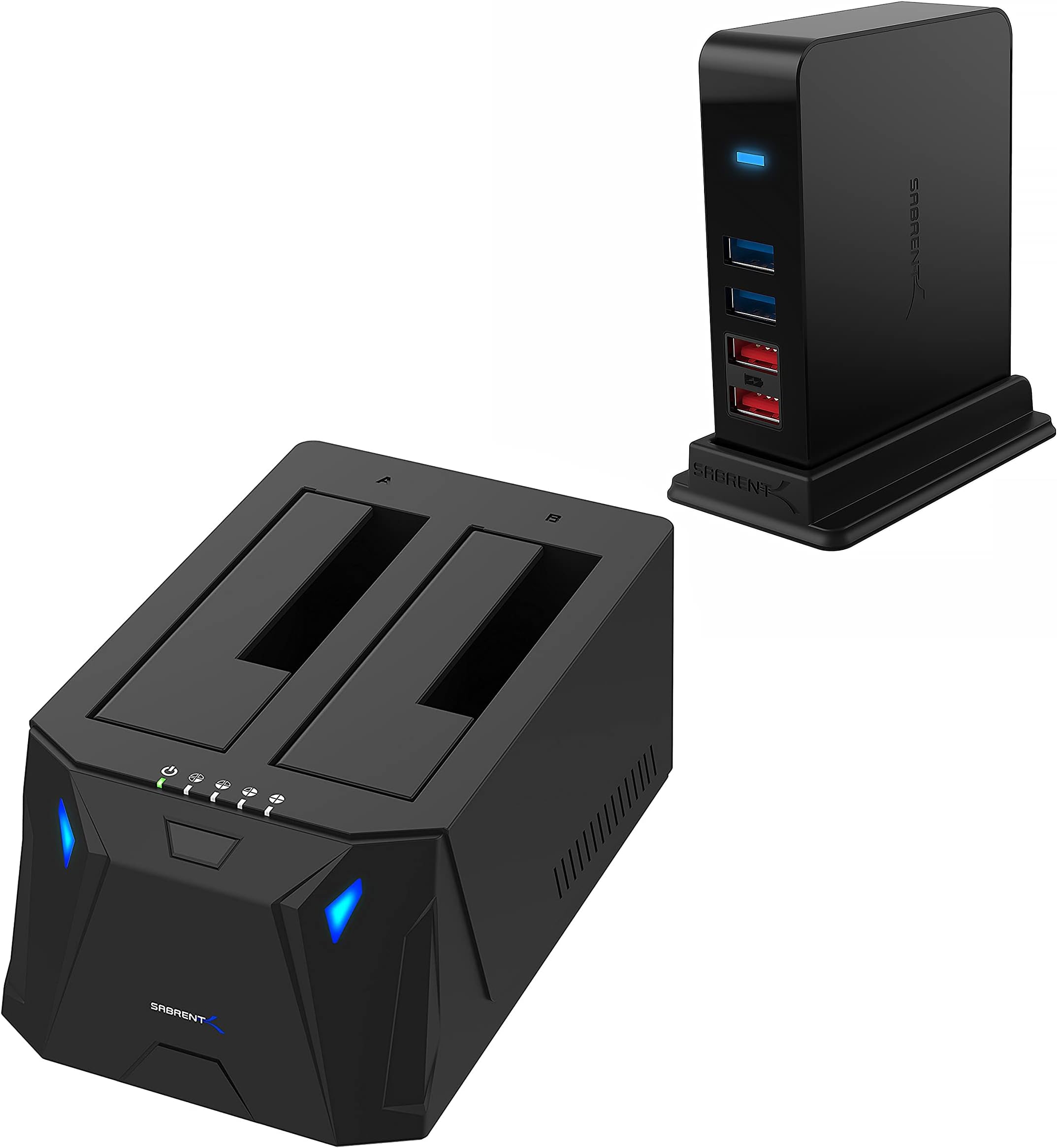 SABRENT USB 3.0 4 bay 2.5 hard drive/SSD docking station with fan (DS-4SSD