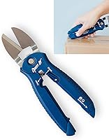 Zibra Open-It! 4-in-1 Multi Tool: Heavy-Duty Spring Scissors, Retractable Box Cutter, Screwdriver & Package Opener, Blue