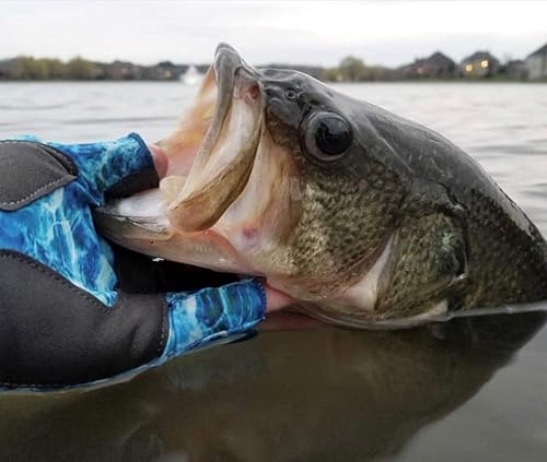 Miniatura 8 de Glacier Glove Islamorada - Guantes de sol sin dedos color azul camuflaje