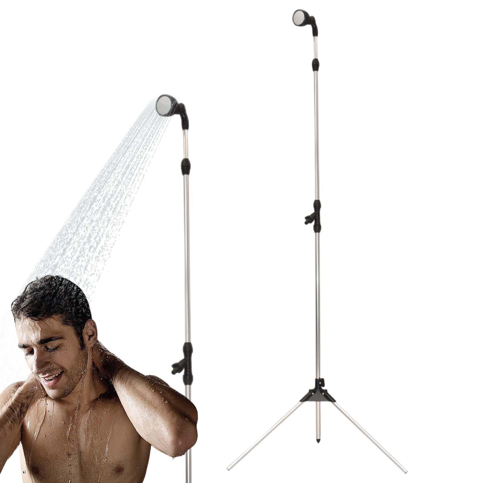 Pool -Duschen für außen, Outdoor Pool Dusche Stativständer Camping im | Außen -Spa -Teile, freistehende, freiliegende Badesystem, Gartensprinkler für Zuhause