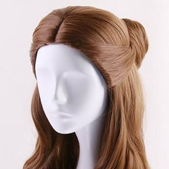 Amazon.co.jp: 【神話広場】 美女と野獣 ベル 風 コスプレ ウィッグ