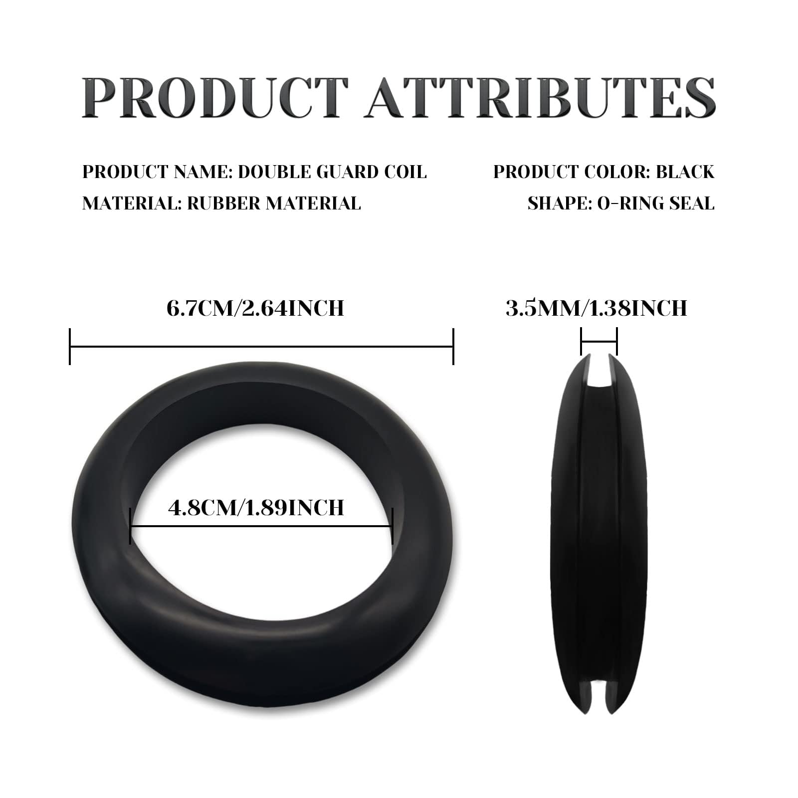 8PCS Rubber Grommets 2 Inch Rubber Grommets for Wiring Rubber Grommet Assortment Kit Rubber Hole Grommet for Cables Cords Rubber Hole Plugs and Automotive Firewall Grommet — Amazon image 2