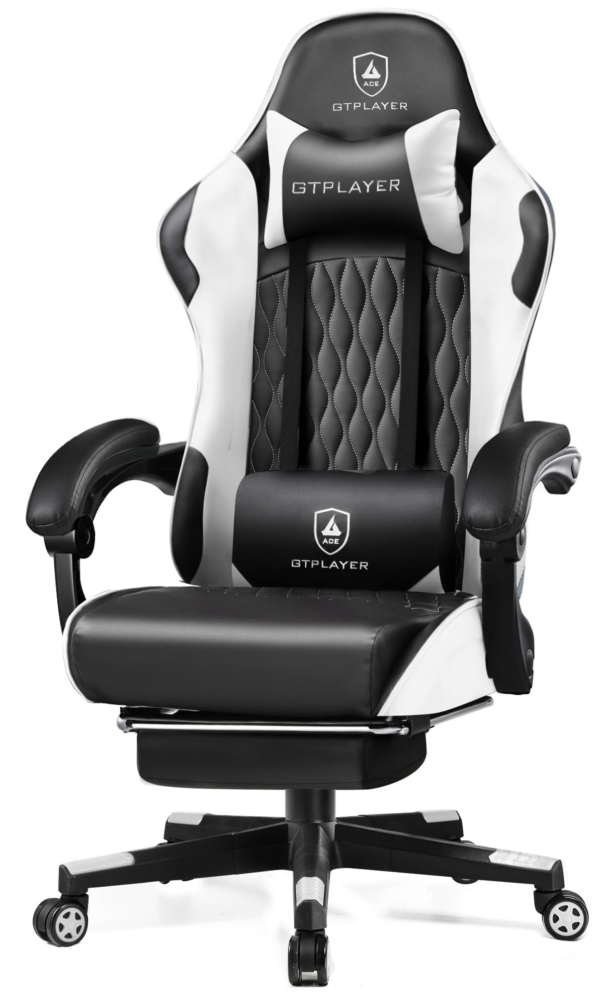 Amazon.co.jp: GTPLAYER ゲーミングチェア 白 デスク pcチェア 椅子 
