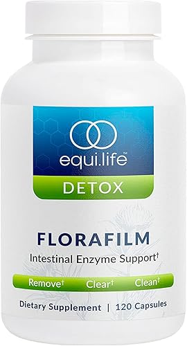 Equilife Florafilm, enzimas digestivas para el equilibrio de la flora intestinal para hombres y mujeres, suplemento de apoyo para la salud