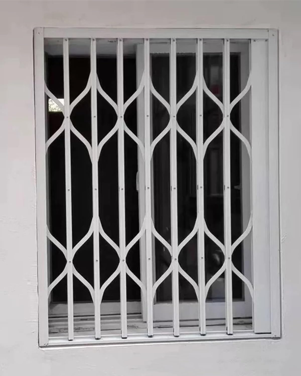 Barre di sicurezza pieghevoli per bambini e animali domestici, in alluminio resistente, protezione antifurto per la casa e la protezione commerciale